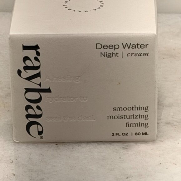 Raybae- Natural Ultra-Hydrating Deep Water Night Cream | Simple, Clean 2 oz/60ml - Picture 2 of 2